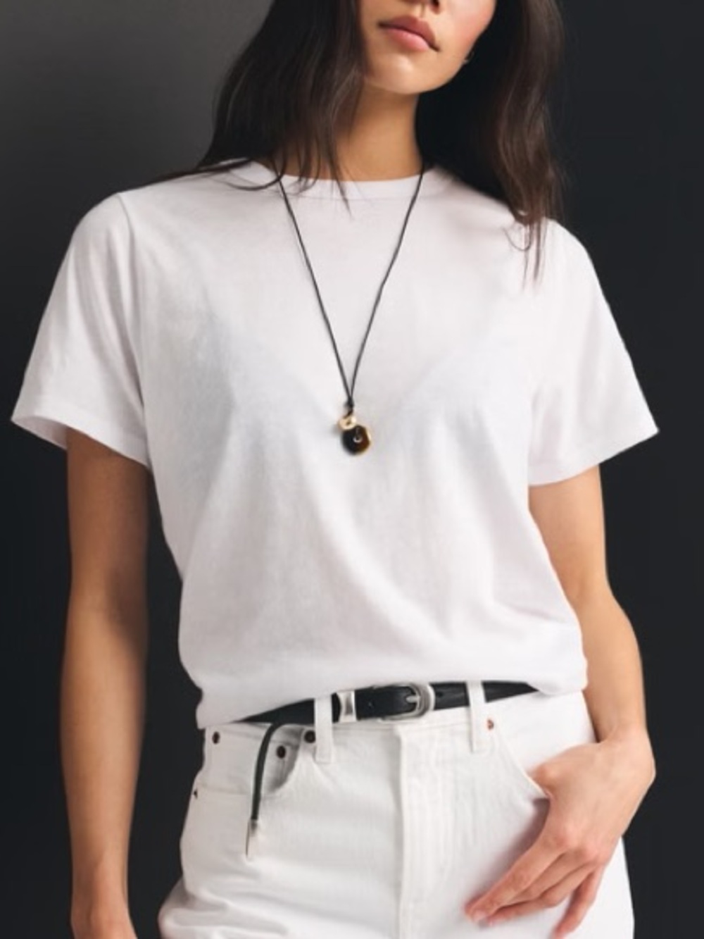 Abercrombie White Tshirt